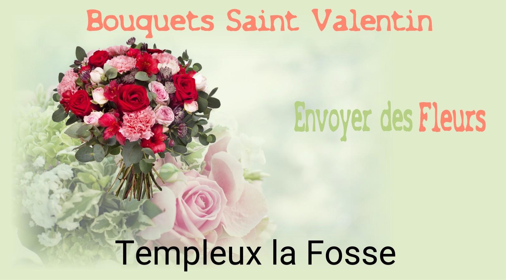 Roses de Saint-Valentin livrées à Templeux-la-Fosse